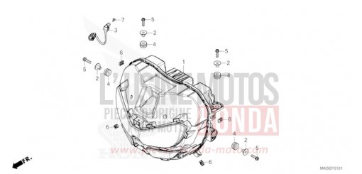 PROJECTEUR (CRF1100A2/A4/AL2/D2/D4/DL2/DL4) CRF1100A2M de 2021